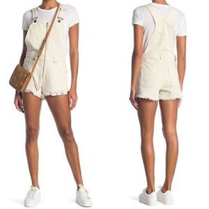 NEW $108 Free People Sunkissed Shortall Denim